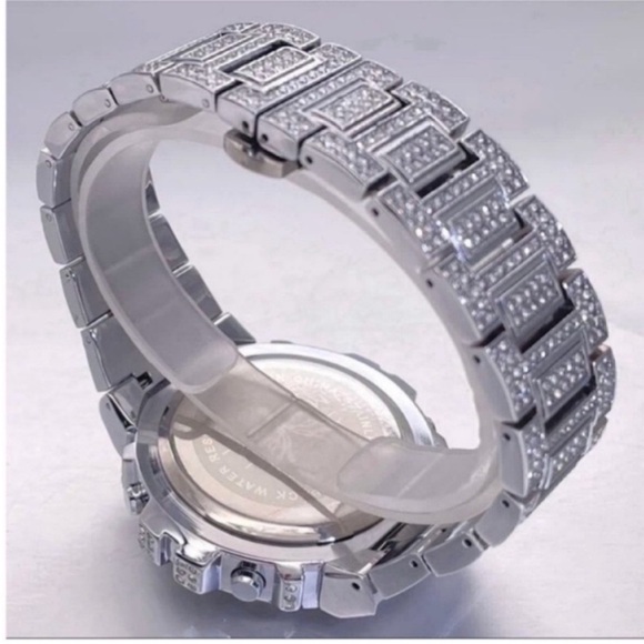 🆕🔥🔥 Mens luxury Diamond Watch / - Picture 3 of 4